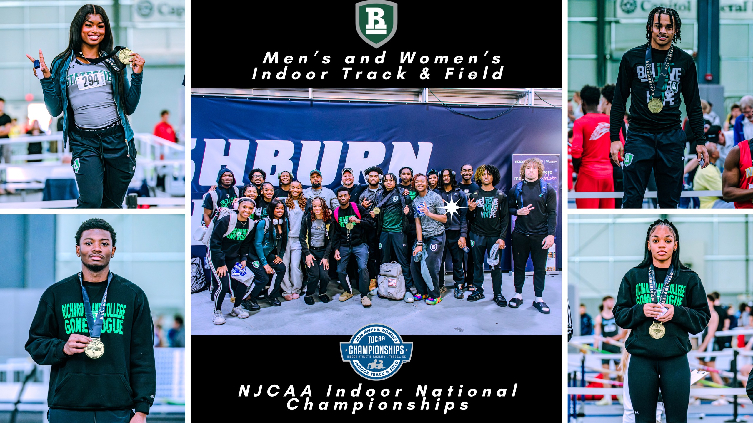 Richard Bland Indoor Track with Individual National Champion and Multiple All-Americans